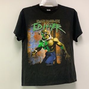 Vintage 1999 Iron Maiden Ed Hunter Tour TShirt